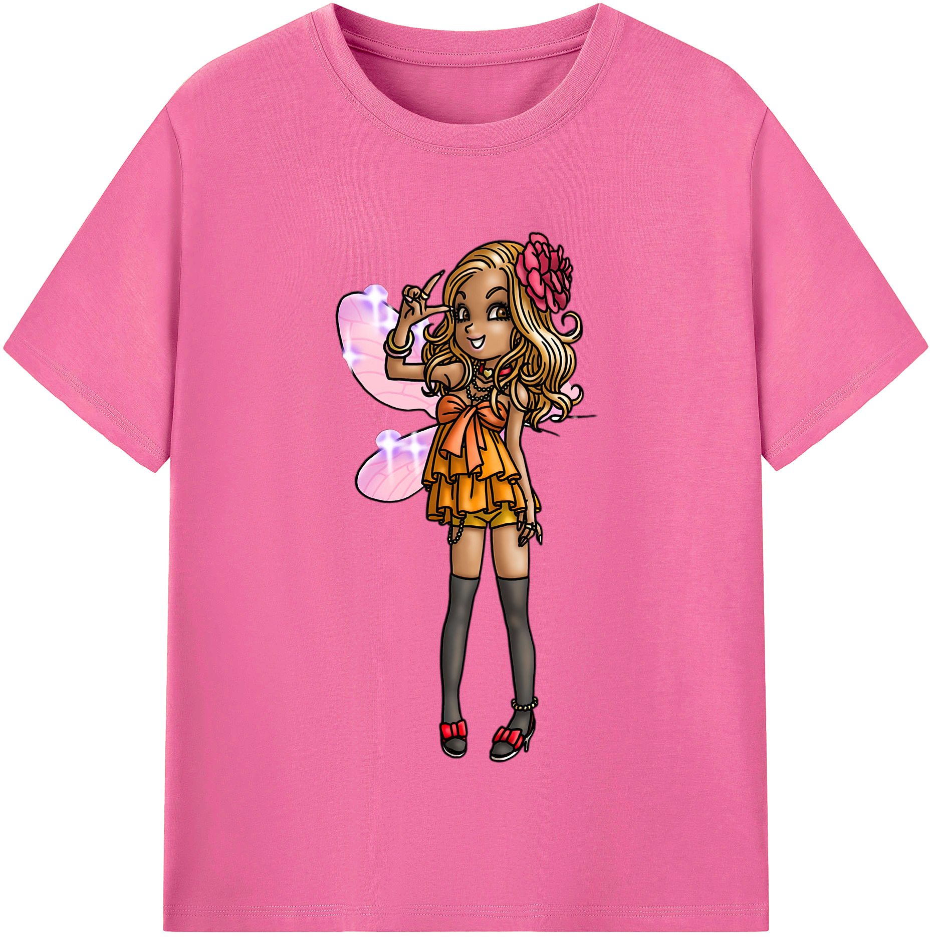 （画像用） ドラゴンクエスト Doragon Kuesuto Dragon Quest レディースカジュアルプリントTシャツ（綿100％）